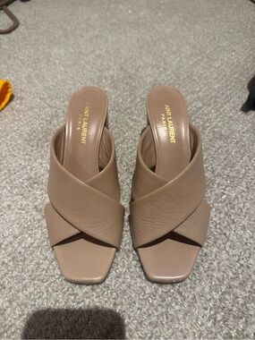Saint Laurent LouLou 70 Mules
